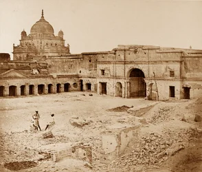 Der Ort, an dem General Neil im chinesischen Basar von Lucknow getötet wurde